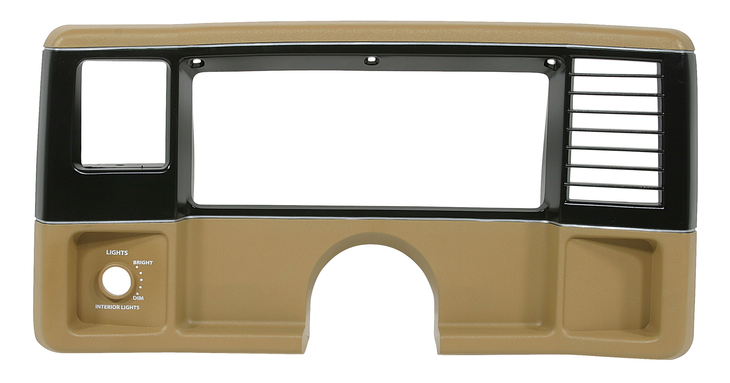 DASH FACE PLATES 86-88, Dark Saddle