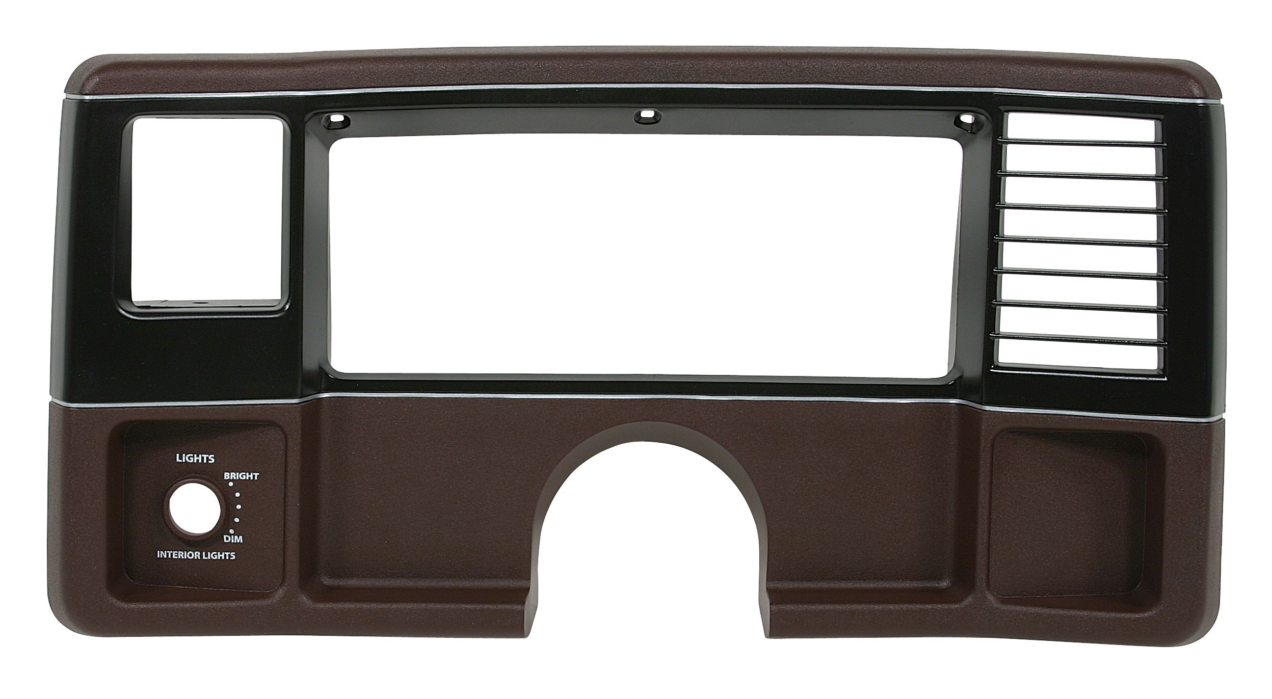 DASH FACE PLATES 86-88, Dark Claret