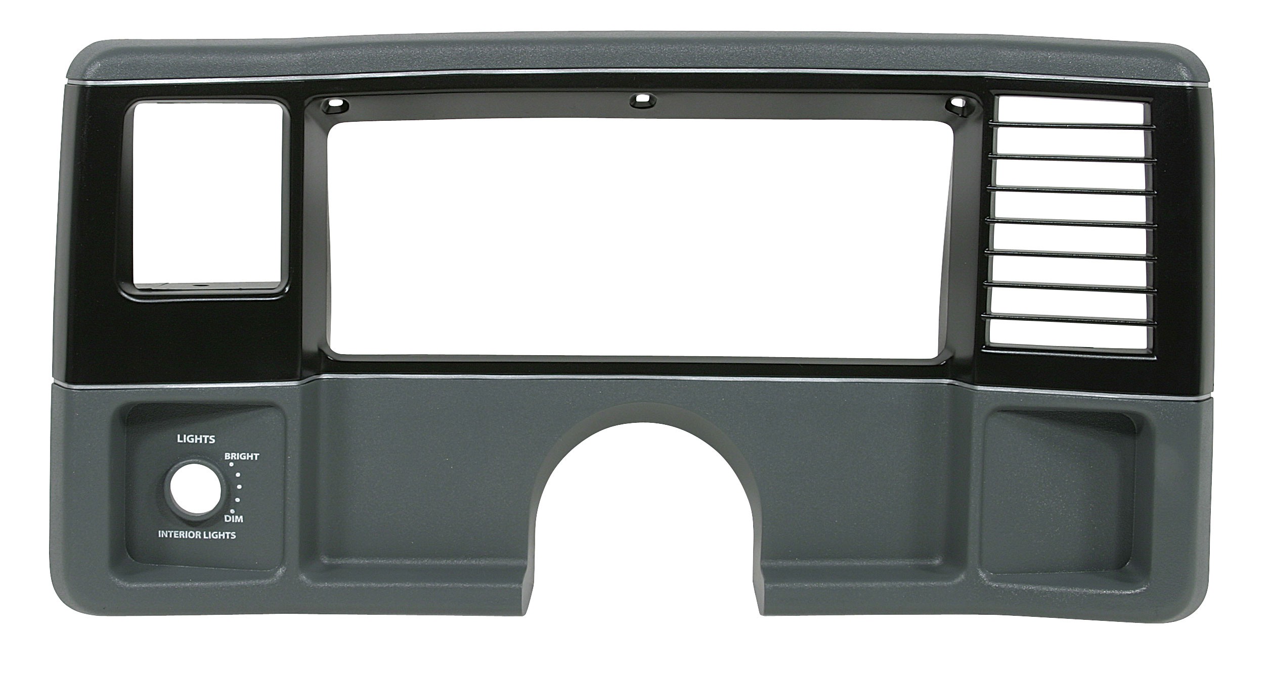 DASH FACE PLATES 86-88, Dark Gray