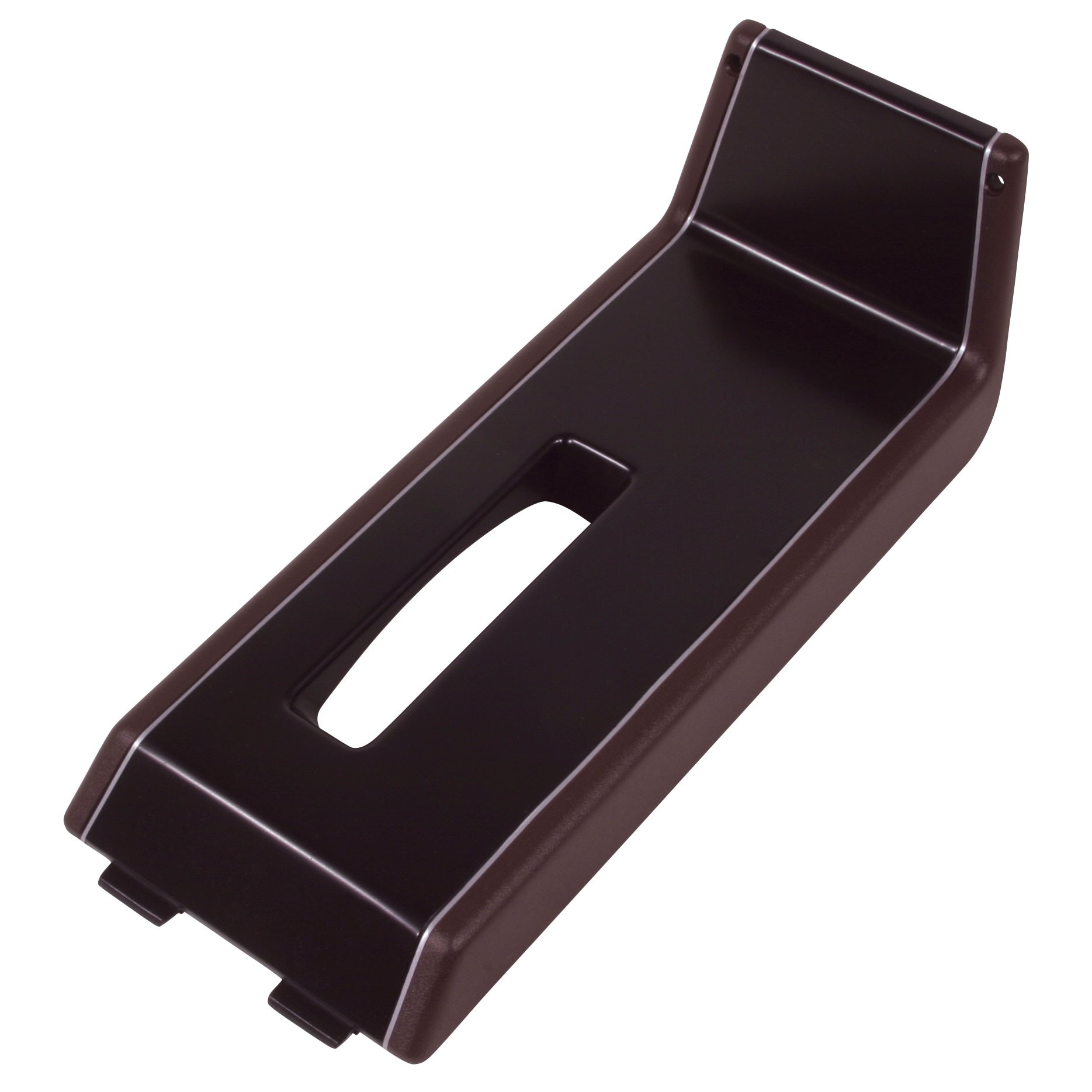 CONSOLE SHIFT TRIM PLATES 86-87, Dk Claret with Silver Trim