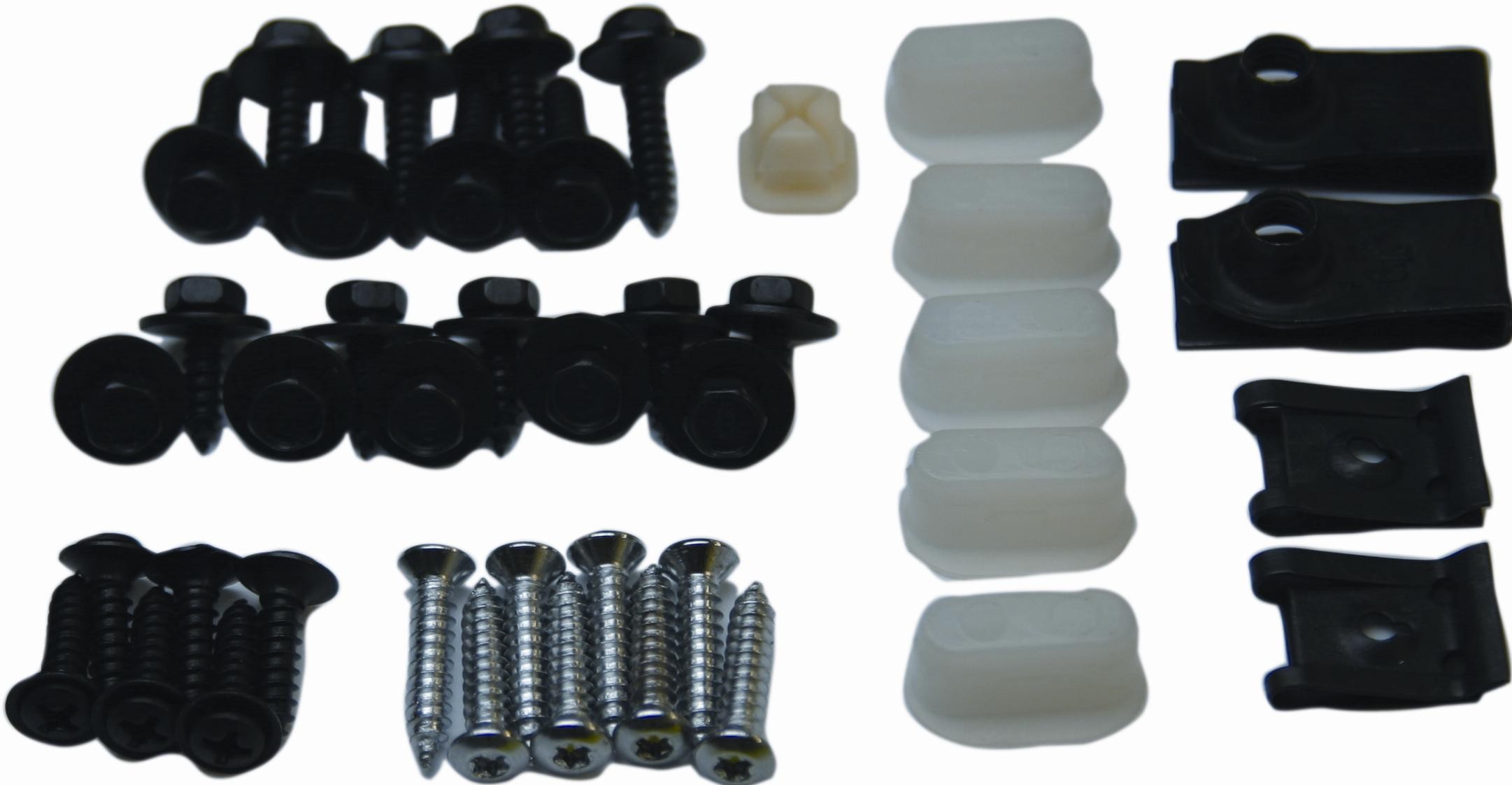 HEADER PANEL HARDWARE KITS 78-79, Headlight bezel , Headlight bezel Molding & Grill, complete