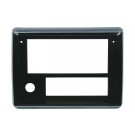 RADIO FACE PLATES 86-87, Dk Gray with Silver Trim