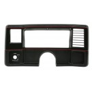 DASH FACE PLATES 86-88, Black w/Red Stripe, SS
