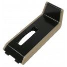 CONSOLE SHIFT TRIM PLATES 86-87, Dk Saddle with Silver Trim