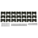 59-60 BED MOLDINGS 59-60, Clip & Screw Set , Complete