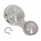 VENT WINDOW HANDLES 68-72, Clear knob, each