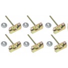 WINDOW MOLDING CLIPS 59-60, Front Upper Windshield Molding Clip Set