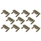 BODY MOLDING CLIPS 59-60, Rear Roof Molding Clip Set   11 pieces